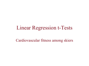 LinReg t-test