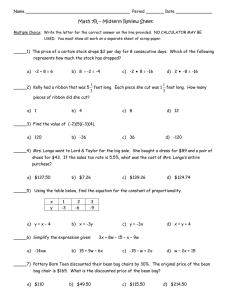 7r Midterm review sheets