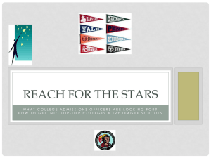 Reach for the Stars JUNIOR Presentation 2014