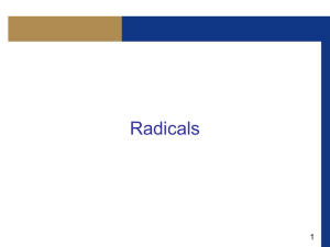 Radicals