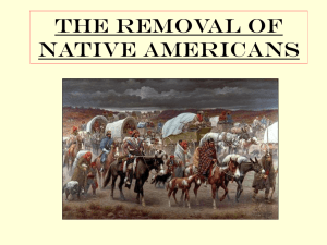 The removal of Native Americans 5-1