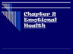 Chapter 2 Emotional Health