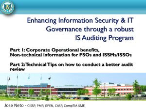 AIS Auditing Overview January 2016