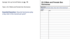22.2 Male and Female Sex Hormones