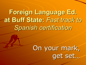 Warford - Add Spanish Through Buff State