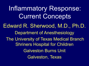 Current Concepts of the Inflammatory Response