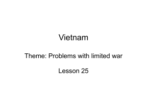 Vietnam to the End of the Cold War