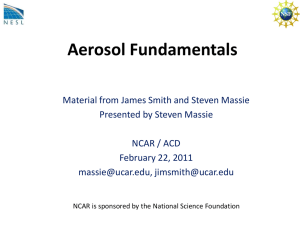 Fundamentals of Aerosol Science