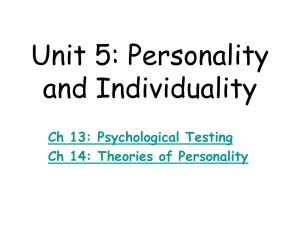 Unit 1: Approaches to Psychology - Anderson 5