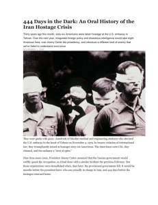 Iran Hostage Crisis- 444 Days in the Dark (full article)
