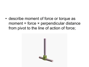 first condition for equilibrium