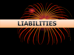 current liabilities - Accounting and Economic