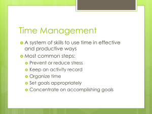 Time Management - Cloudfront.net