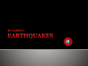 EARTHQUAKES