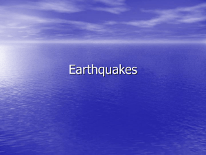 Earthquakes - teamafrica