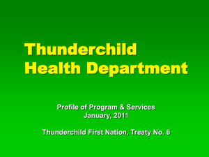 Memorial - Thunderchild First Nation