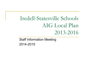 DEP - Iredell-Statesville Schools