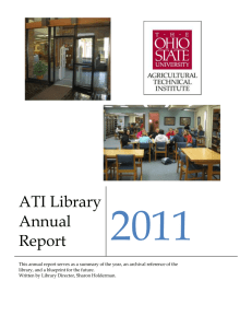 ATI Library Annual Report