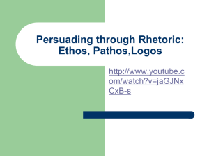 Ethos, Pathos, or Logos?