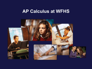 AP Calculus AB/BC at SFHS