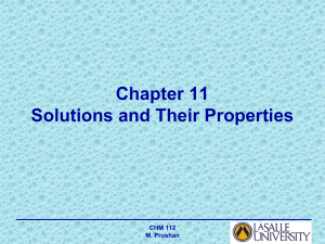 Chapter 10 Liquids, Solids, and Phase Change