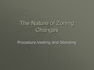 The Nature of Zoning Changes - Kansas State University College of
