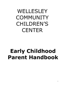 ECP Parent Handbook: January 2015 - WCCC