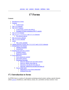 17.3 The FORM element