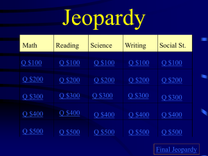 End of year jeopardy
