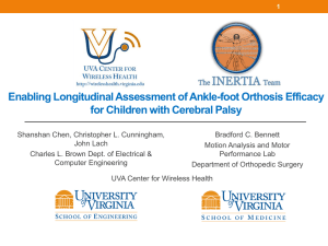Enabling Longitudinal Assessment of Ankle-Foot