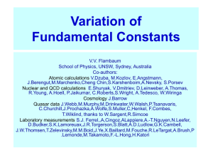 Atomic Physics and Search for Variation of Fundamental Constants