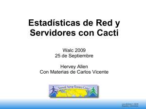 Estadísticas de Red y Servidores con Cacti