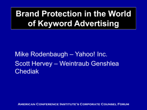 Brand Protection in the World of Keyword Advertising