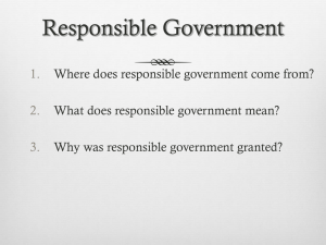 responsible government