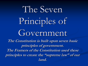 Basic Principles of Constitution Notes