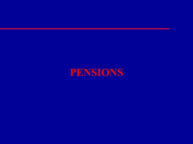 Pensions