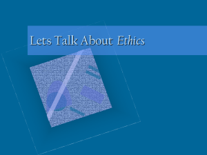 Ethics - cteunt.org