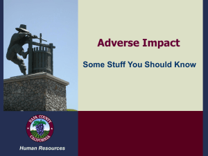 Adverse Impact