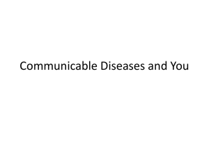 Communicable Disease PPT (cont'd)