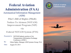 Federal NOTAM System (FNS)
