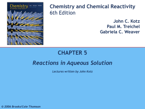 Chapter 5-Aqueous Solutions-Powerpoint