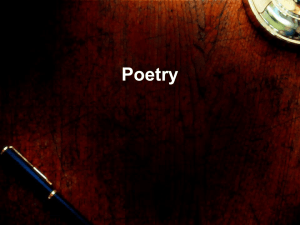 Different types of poetry