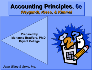 Accounting Principles -- 5e