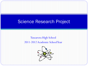 Science Research Project