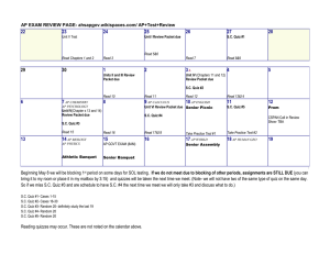 May Calendar 2012 - Beverly AP Government