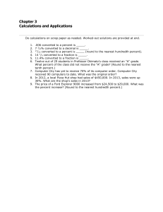 Chapter 3 Calculations and Applications