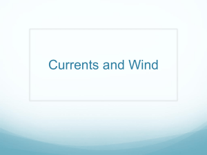 Currents, Wind, and Weather