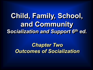 Chapter Two Understanding Socialization