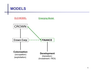 Crown Corps vs Public Enterprise - ADP