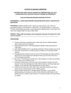 ACTIVITY IX-ORGANIC CHEMISTRY ENZYMES ARE AFFECTED